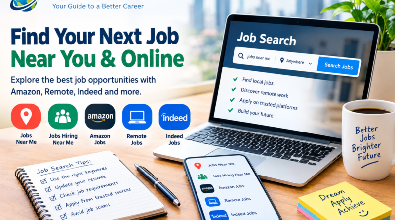 Jobs Near Me and Jobs Hiring Near Me – Amazon Remote and Indeed Jobs
